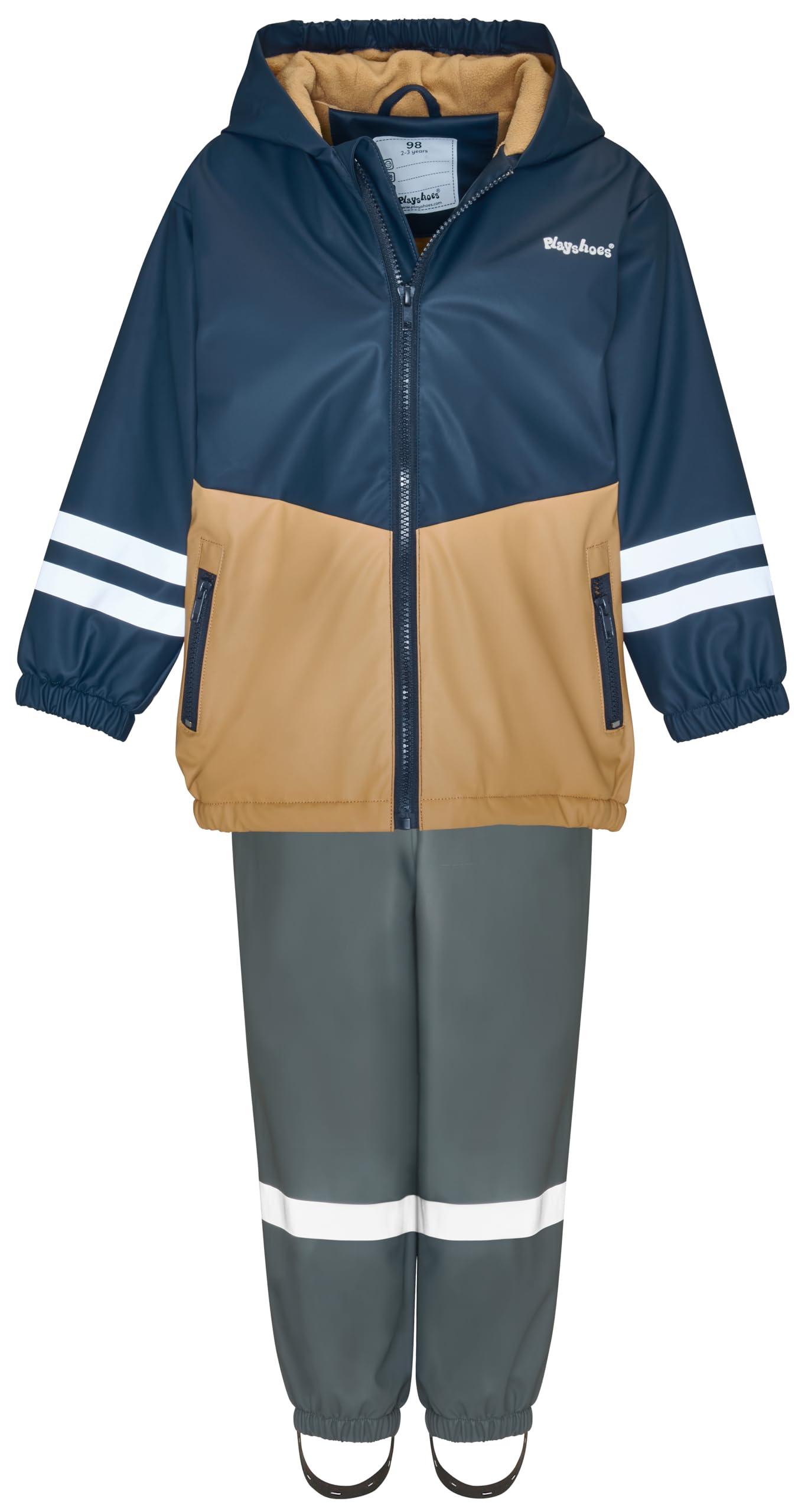 Playshoes Zweiteiliger Regenanzug Fleece-Futter – Bild 2