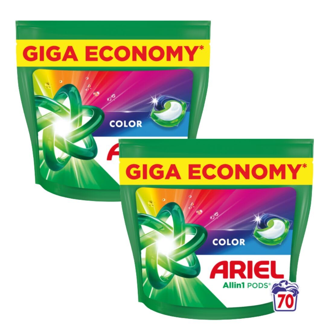 Ariel All-in-1 PODS Kapsułki do prania, do tkanin kolorowych, 140 sztuk