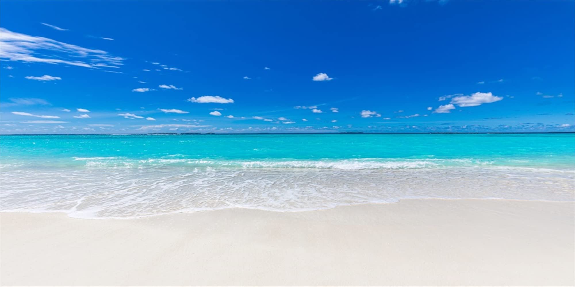 MIRRORANG 120x50cm Tropical Aquarium Background Blue Sky Sea Fish Tank Background — image 1