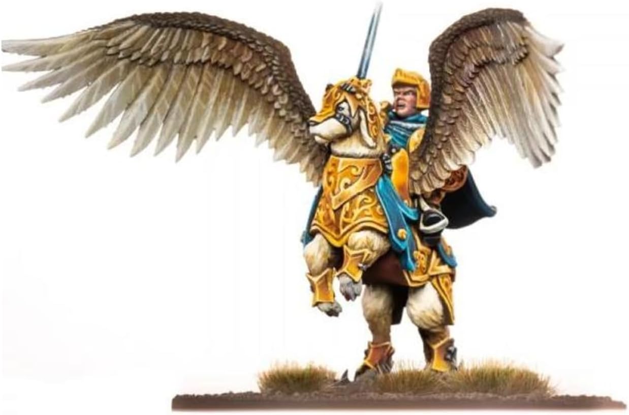 Mantic Games Kings of War 3E: Halfling - General on Winged Aralez