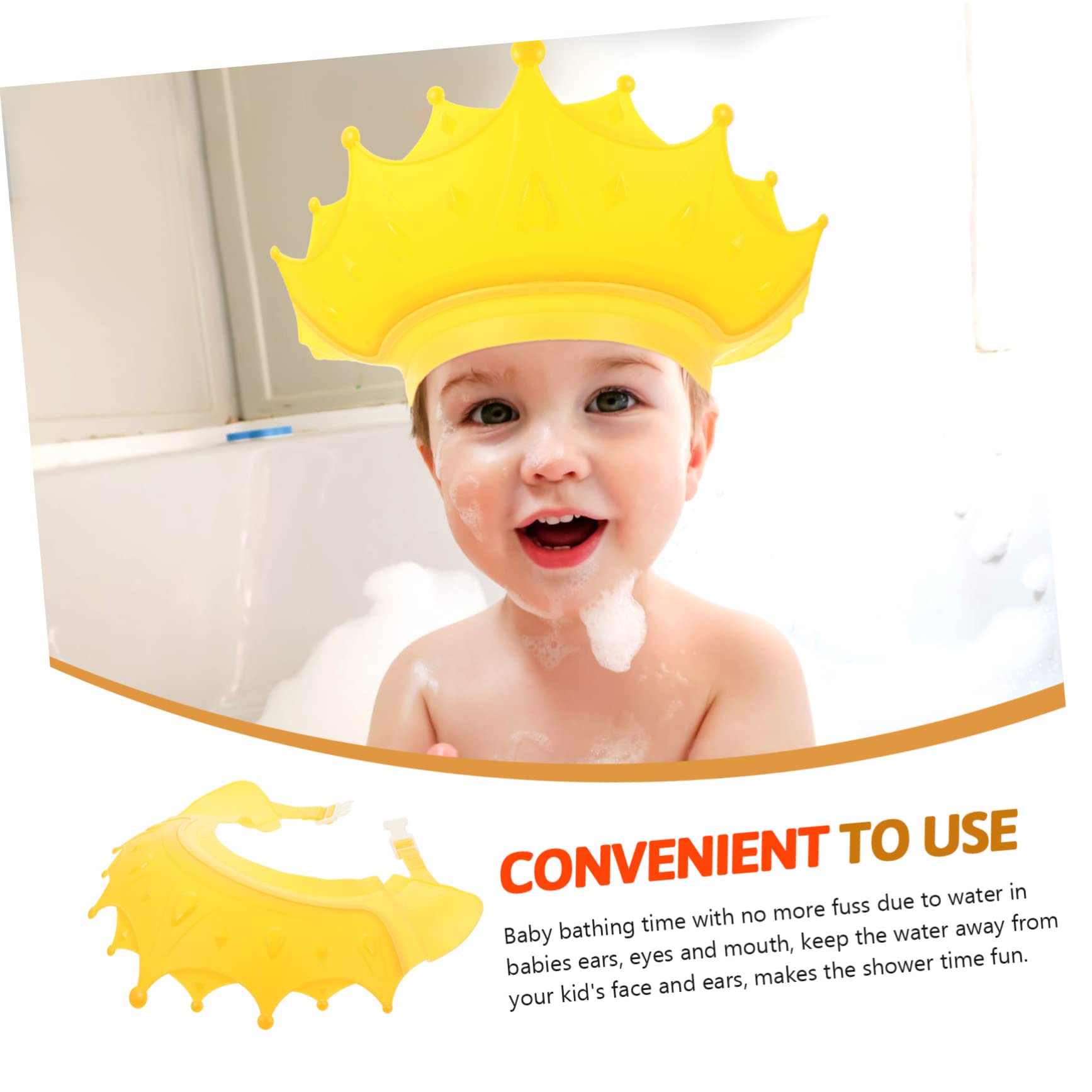ibasenice 4piezas Gorro De Baño Para Sombrero Protector Para Lavado De Cabello Gorra Flexible Para Bebés y Pequeños