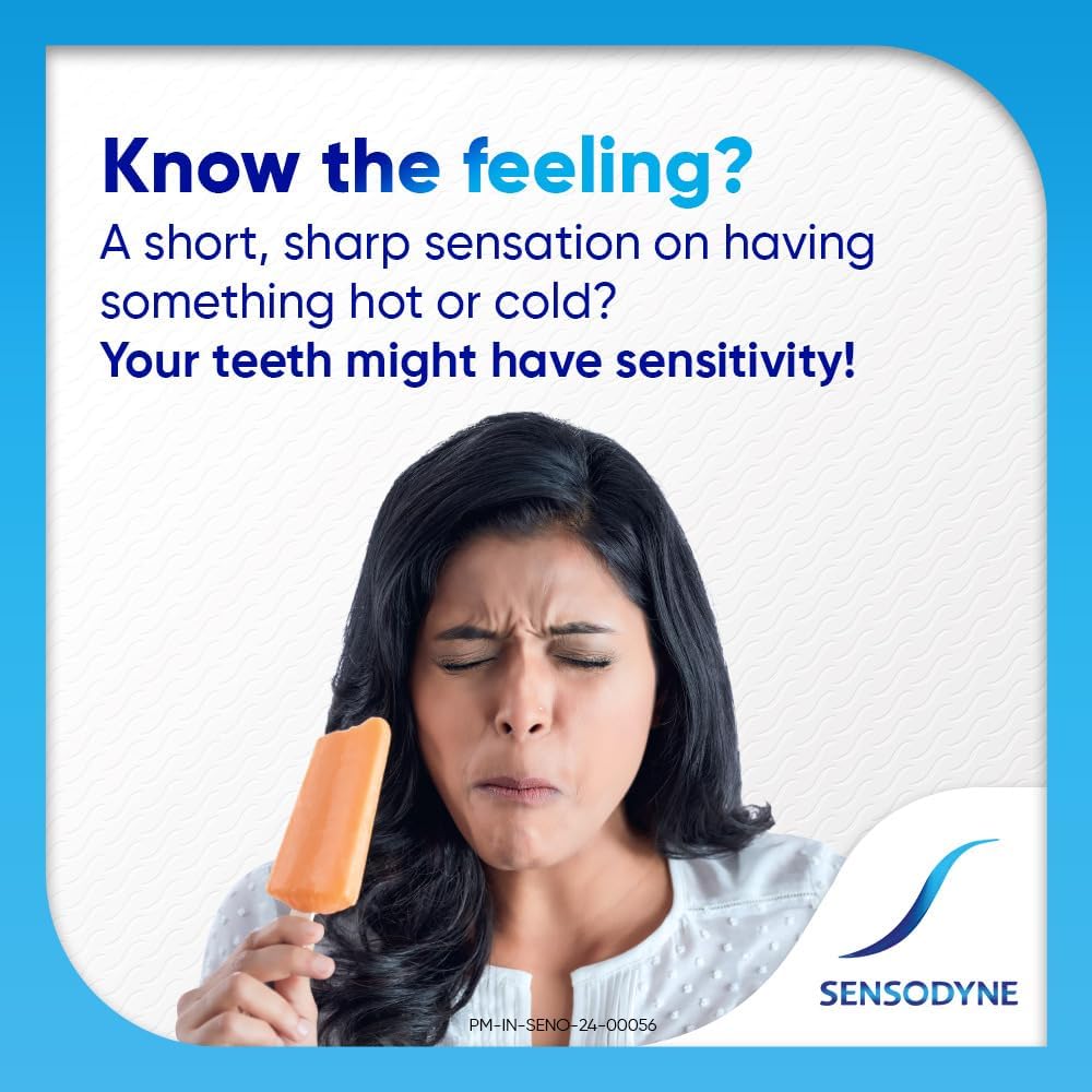 Sensodyne Toothpaste Rapid Relief | Fast Sensitivity Relief Tooth Paste Pack of 1-80g | Fresh Taste | Dentist Recommended