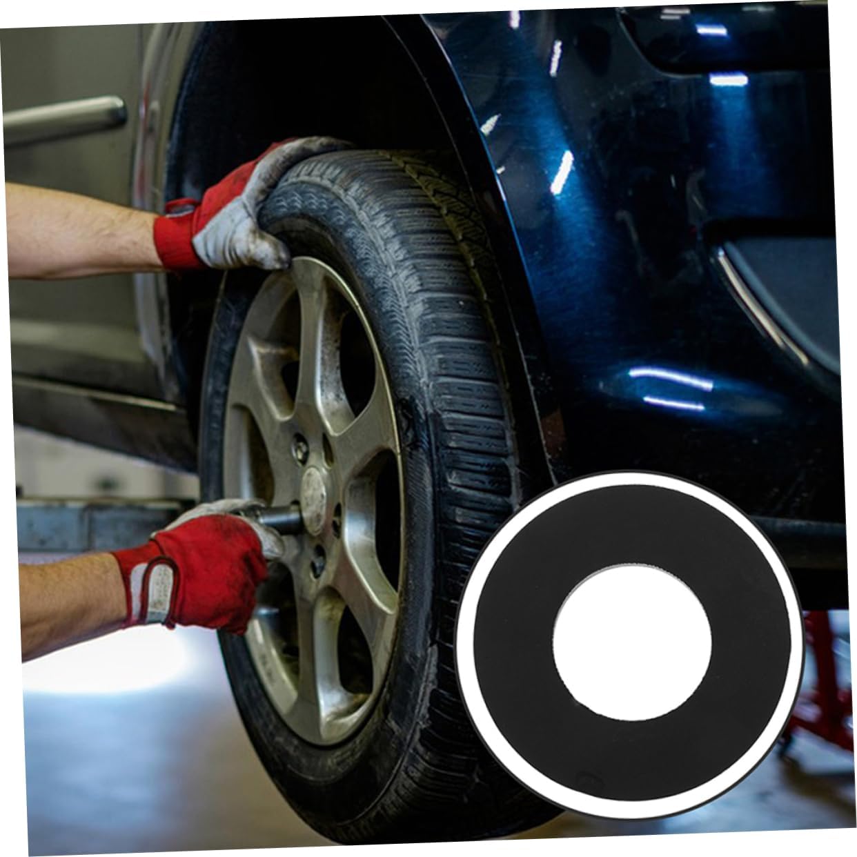 2pcs Car Shock Absorption Rubber Pad Top Mount Gasket for Automobile Suspension Reduces Vibrations and Driving