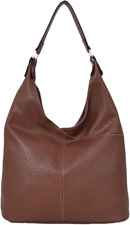 soft leather brown handbag