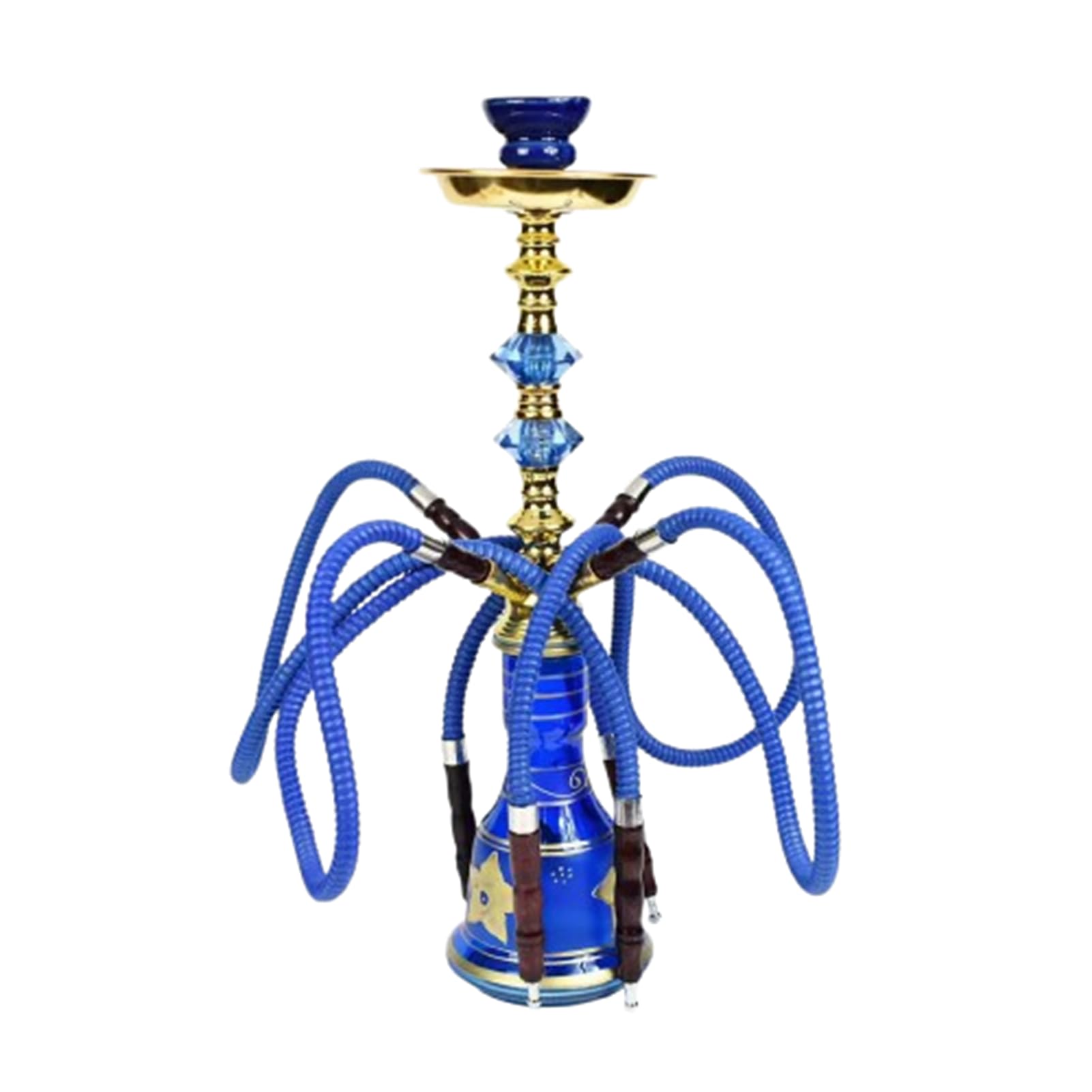 Kit De Cachimba De Lujo 4 Kit De Manguera De Cachimba Kit De Cachimba, Kit De Cachimba Portátil De Vidrio De 21.6 Pulgadas, Una Cachimba Imprescindible Para Hogares A