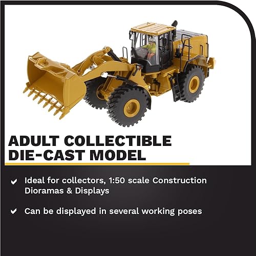Miniatura 3 de Diecast Masters 1/50 CAT 966 GC Cargadora de ruedas 85682