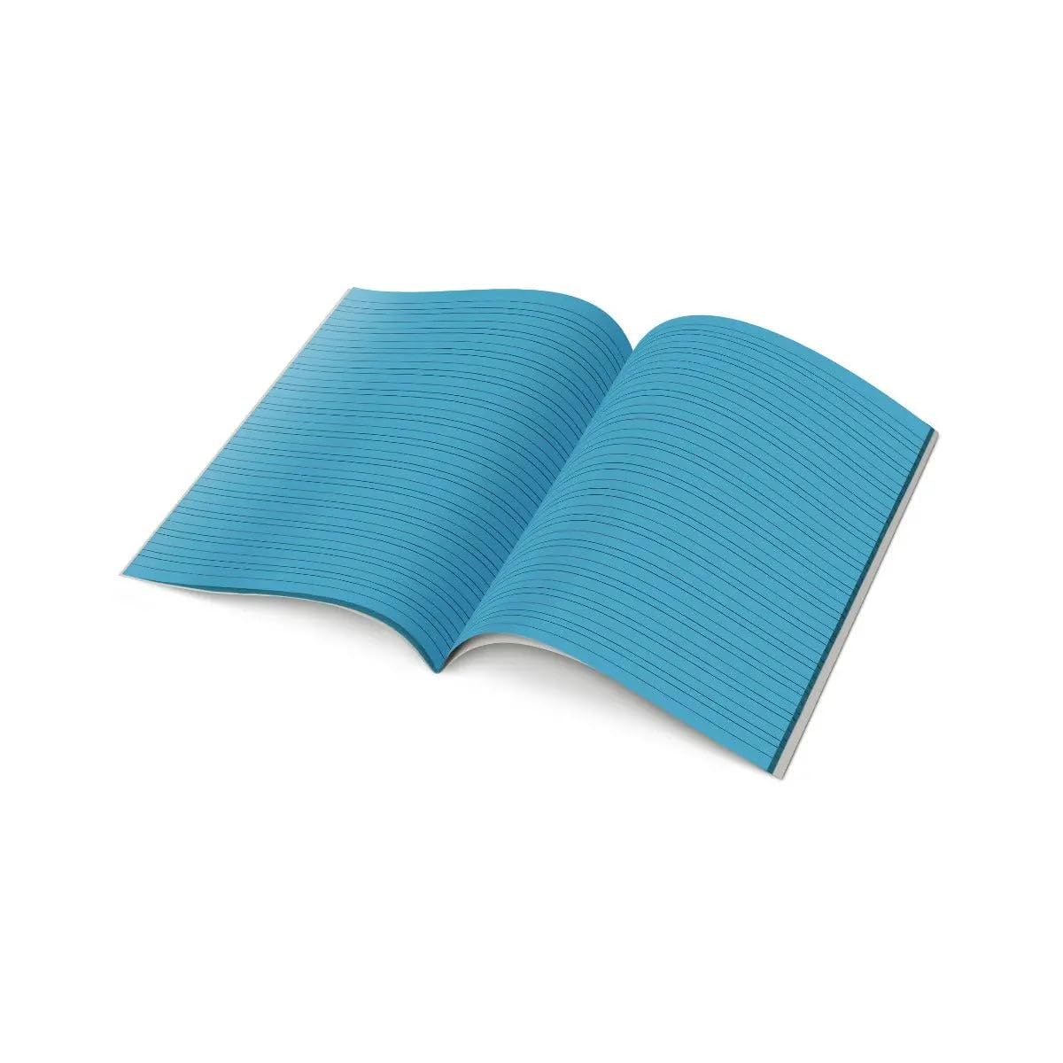 The Dyslexia Shop Tinted Paper Handwriting Exercise Book - 9"x7" Turquoise/Single Book