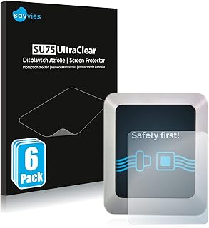 Savvies Screen Protector compatible with ThermoPro TP50 Protection Film Clear 6-Pack