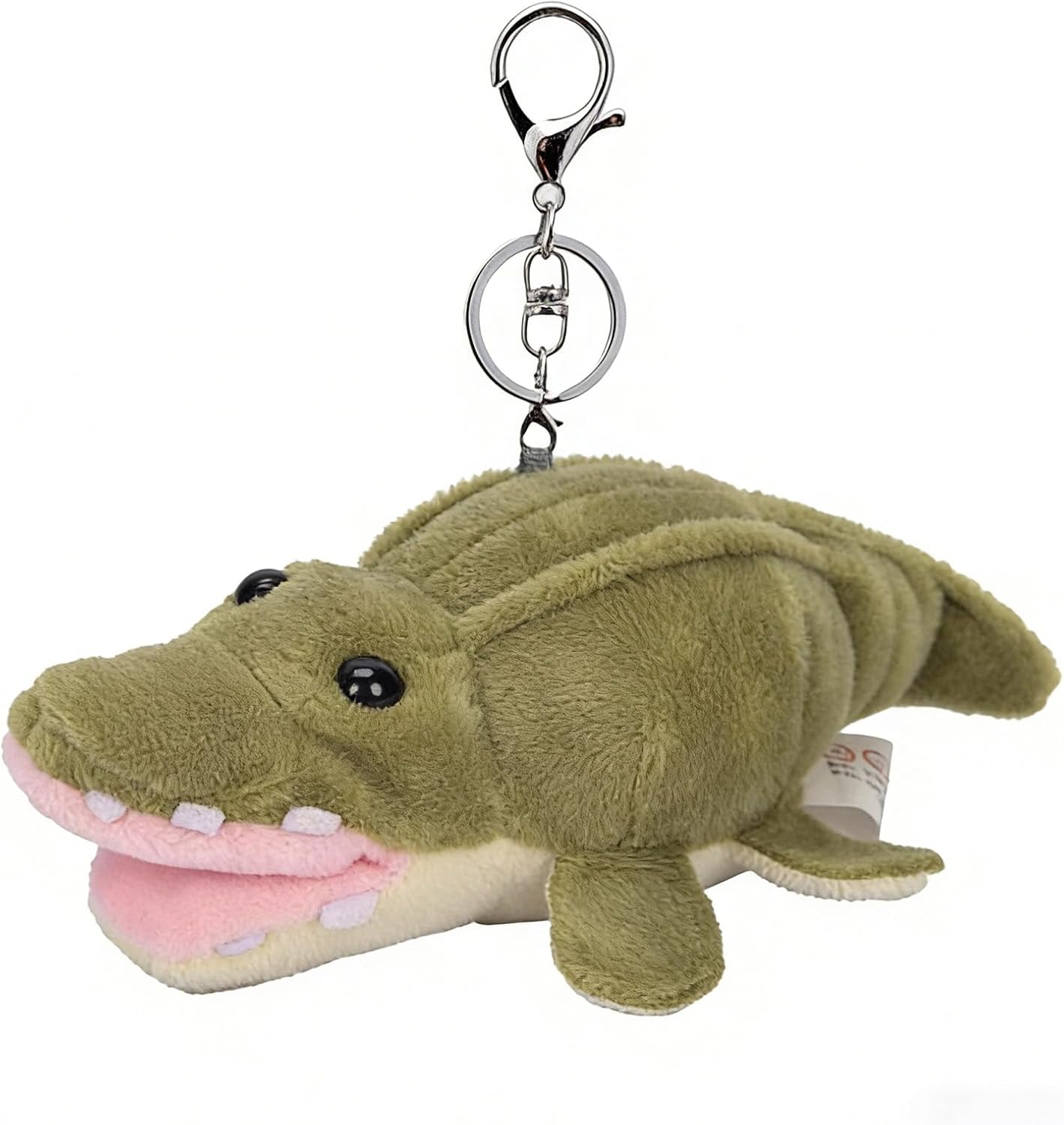 Alligator Plush Keychain Bag Charms, Cute Crocodile for Backpack Handbag Gift for Women Men image 4