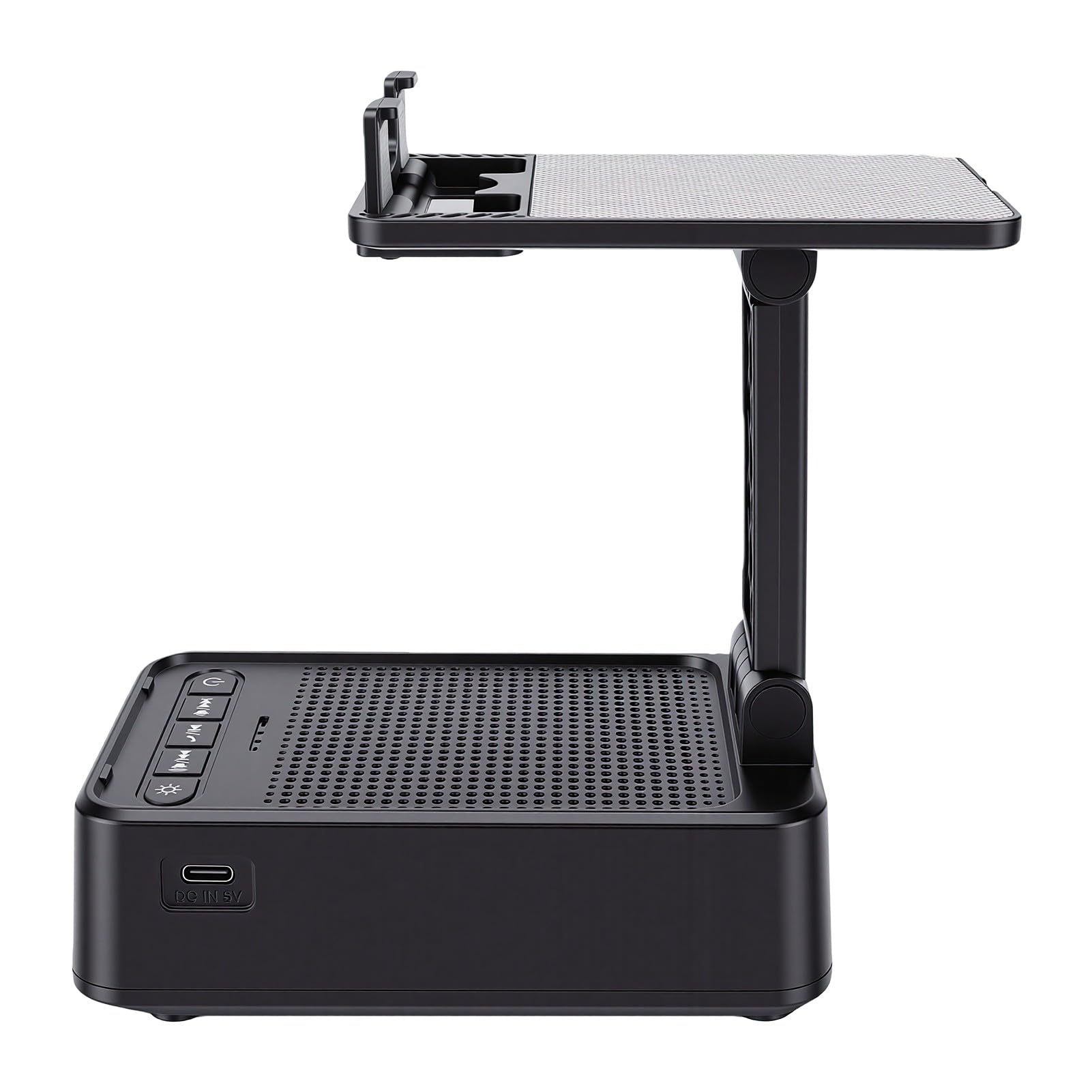 Elprico Cassa Bluetooth con Luce LED, Supporto Regolabile per Smartphone | Suono surround a 360°, illuminazione ambientale RGB, 10 ore di riproduzione