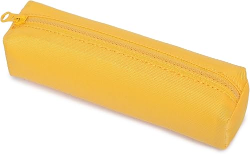 Miniatura 15 de Estuche de Lona para Lápices Bolsa de Artículos de Papelería Estuche para Lápices Almacenamiento Bolsa de Cosméticos (Negro, S) Negro