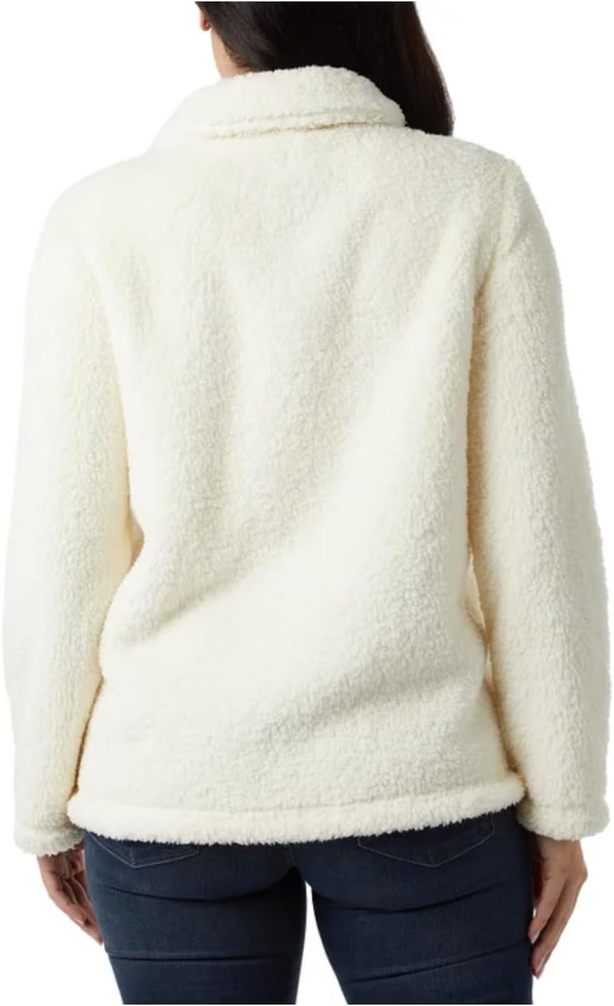 32 Degrees Heat Women's Cozy Fleece Button Front Jacket - Image 3