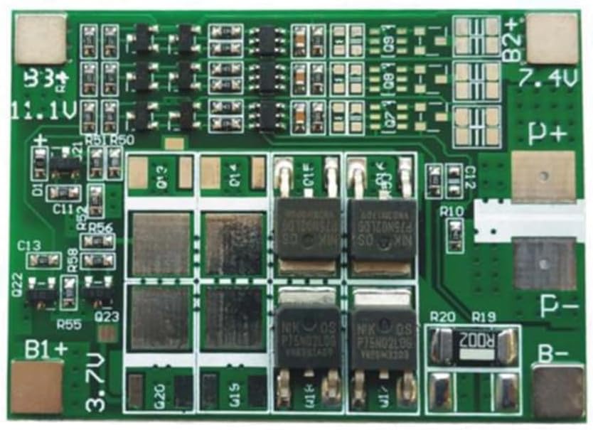 12V 20A Li-Ion Battery Protection Board Module – Overcharge/Overcurrent Protection – For 3S Lithium Power Systems in Fishing Machines and Marine Applications