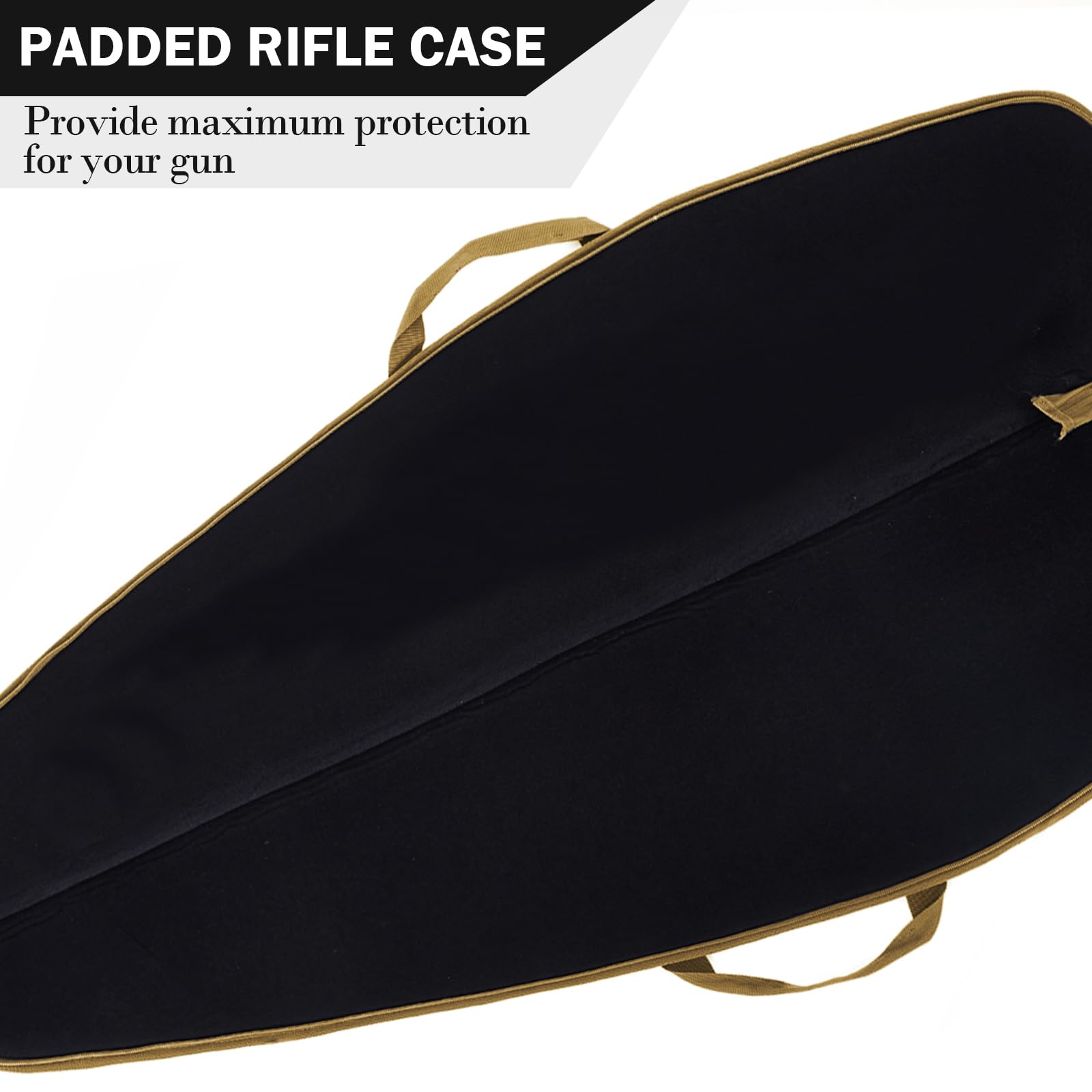 Fundas Soft-Rifle-Cases para pistolas para escopetas bolsa de rifle larga con bolsa de soporte para revista múltiple, almacenamiento y transporte de correa de hombro antideslizante ajustable