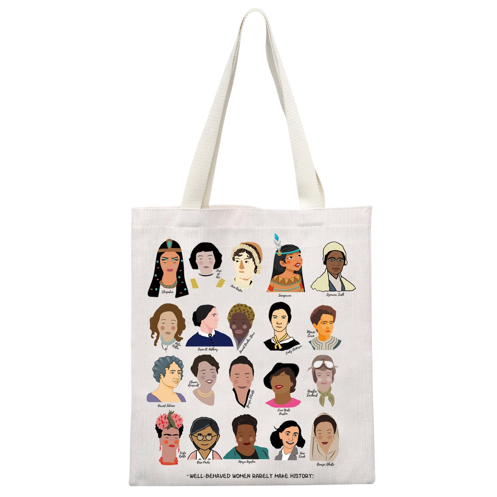 VAMSII Women's History Tote Bag - Feminist Gift for Women's History Month
