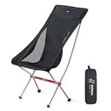 Camping Chair&comma; Foldable Chair with Storage Bag&comma; Outdoor Portable Chair for Adults&comma; Lightweight&comma; Supports 330lbs&comma; Backpacking Chair for Fishing&comma; Hiking&comma; Beach&comma; Lawn