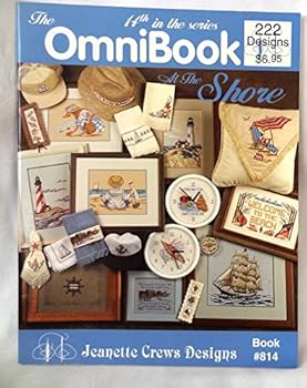 Paperback The Omnibook, At the Shore, 14th in the Series, Cross Stitch Book