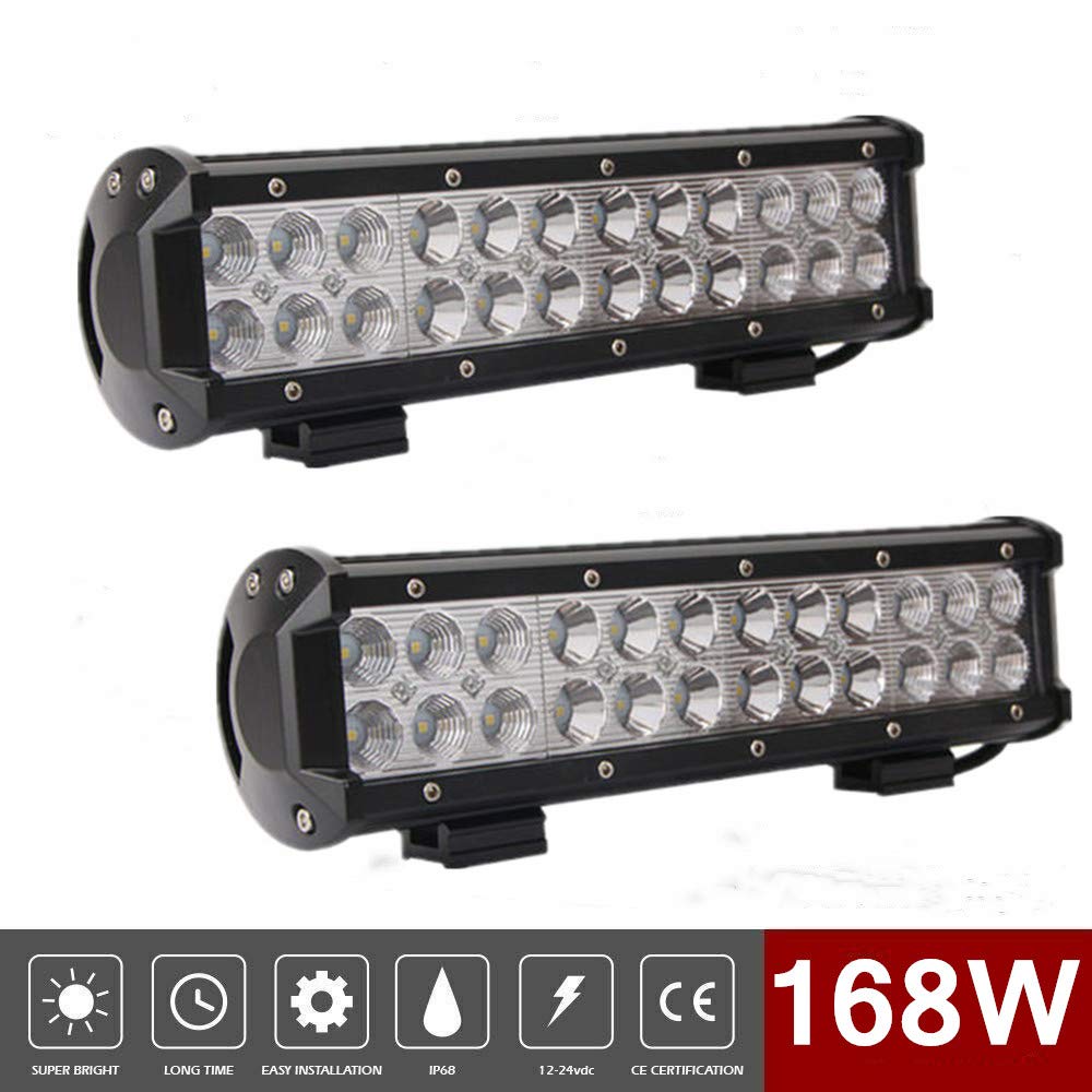 Buy 10inch Led Backup Lights 168W LED Reverse Tractor Work Lights Bar