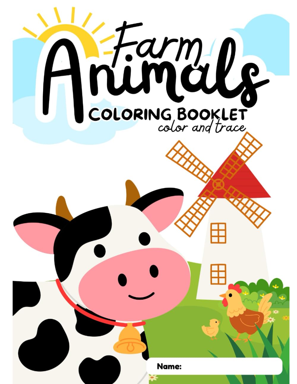 Farm Animals Colouring Book