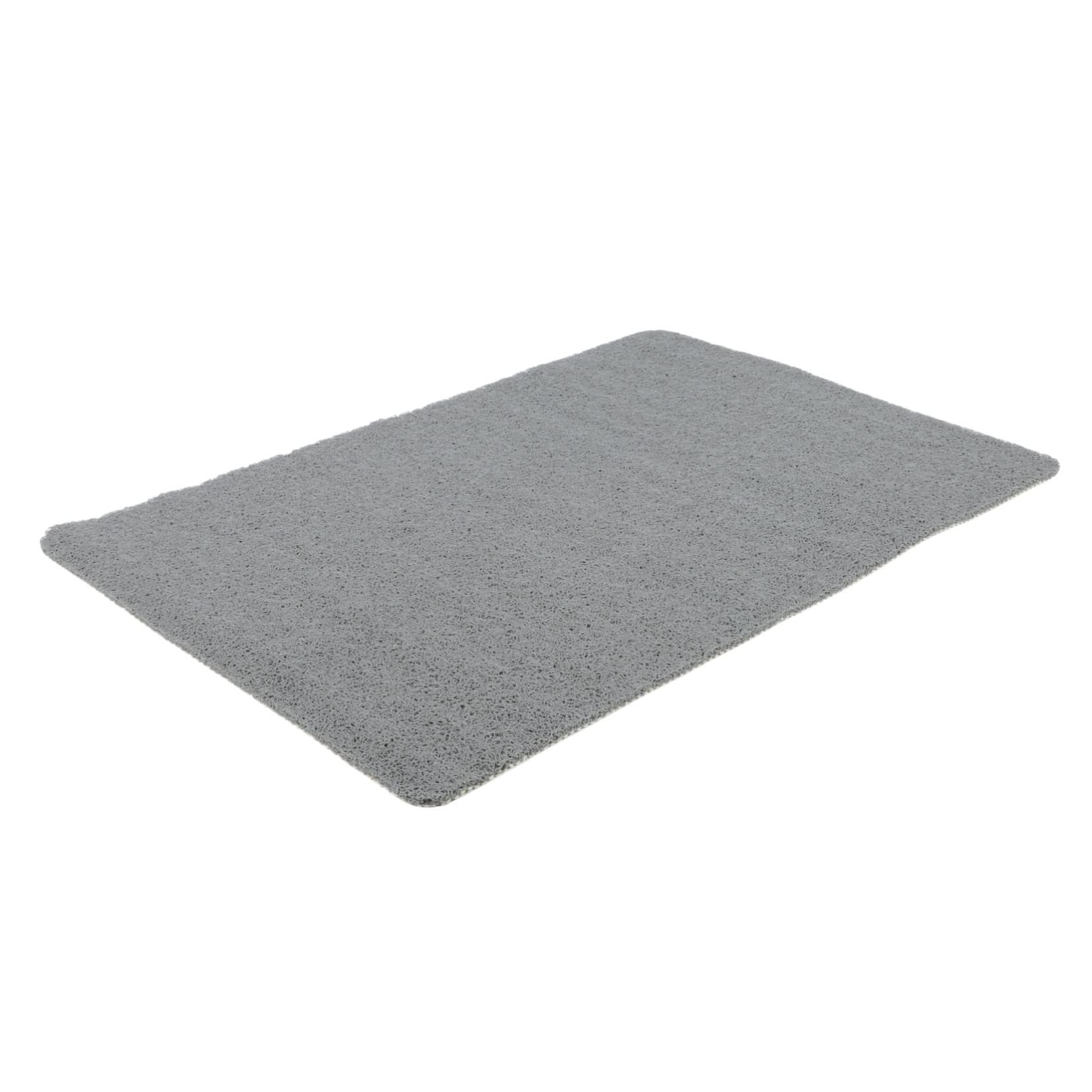 Tapis de bain rectangulaire PVC souple tapis de sol salon transparent