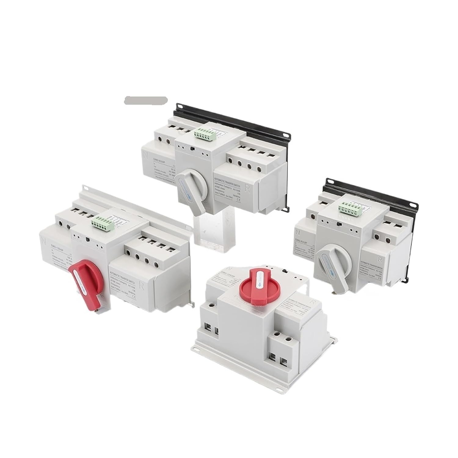 デュアルパワーATS（CB）2P/4P 63Aデュアルパワー自動転送スイッチAC230V 50/60Hz HQ MCB自動/手動スイ