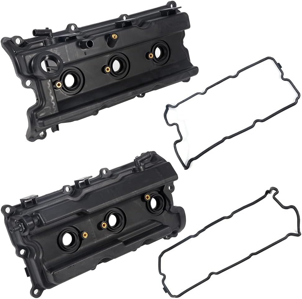 ECCPP Engine Valve Cover Gasket Driver Passenger Side 2005-2015 for Nissan Xterra 2012-2019 for Nissan NV1500 NV2500 NV3500 for Nissan Frontier Left and Right Engine Valve Covers Kit 13264-EA210