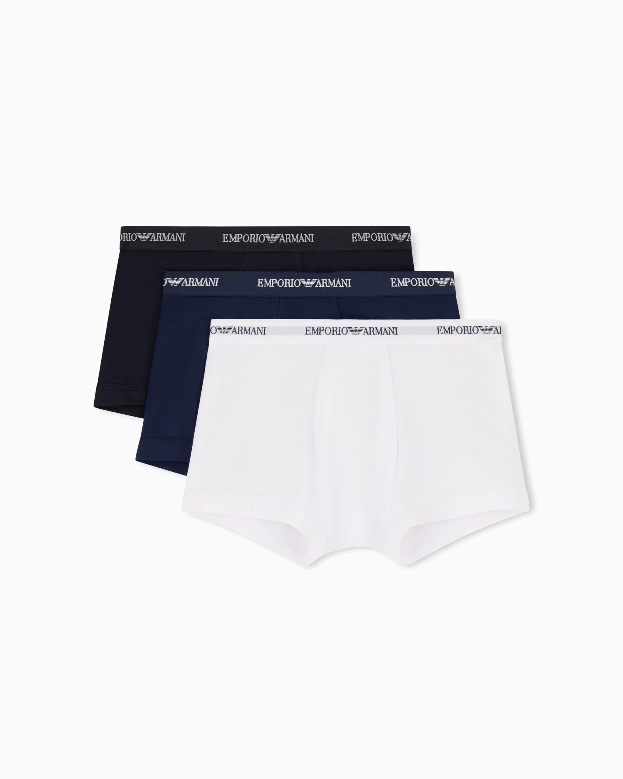 Emporio Armani Men's CORELOGOBAND 3-Pack Trunk Multicolor XL