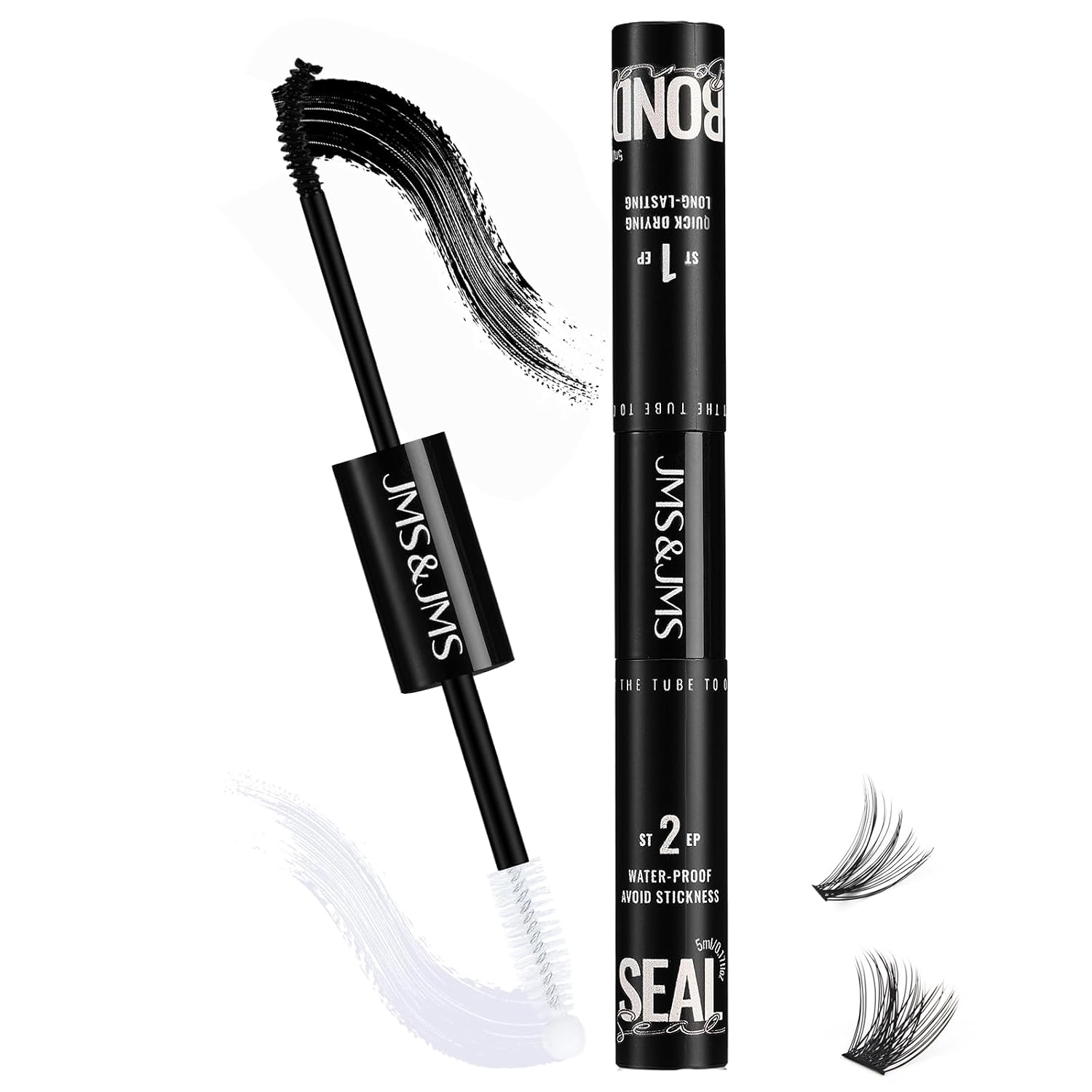 JMS&JMS Lash Bond and Seal Waterproof Mascara for Long Lasting