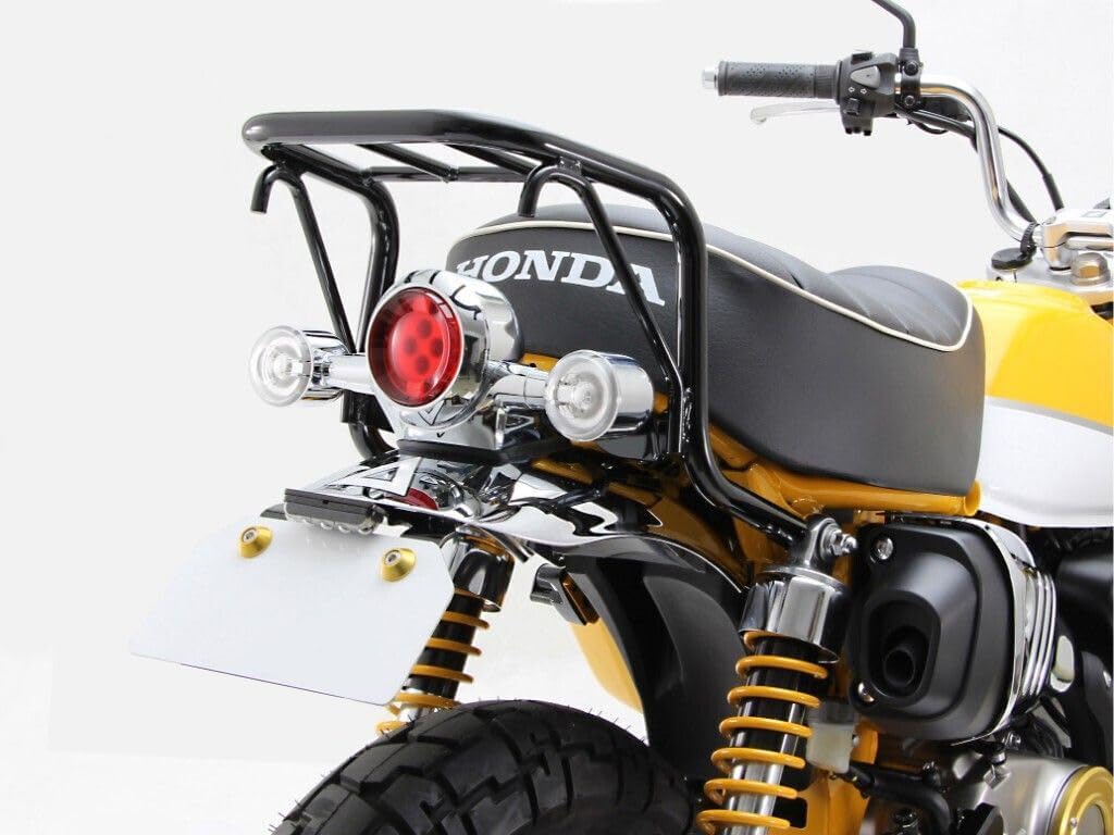 LED Short License Plate Holder Bracket Rear Fender Eliminator Rear Tail Tidy Kit Compatible with MONKEY 125 2018-2026 Z125MA /ABS JB02 JB03