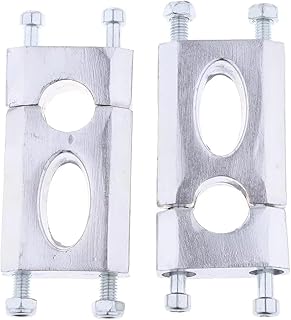 に適合する110-125cc ダートバイク ATV用 2ピース ユニバーサル 7/8 22mm ハンドルバー ライザー エクステンション エクステンダー ハンドルバー ライザー