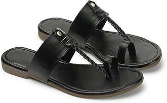 KKF Footwear Women's Casual Flat Sandals Kolhapuri Chappal Ladies Ethnic Flats for Girls Party & Occasions