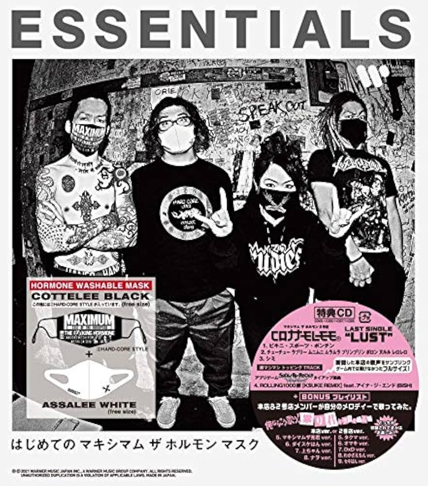 Amazon.co.jp: はじめての マキシマム ザ ホルモン マスク「ESSENTIALS