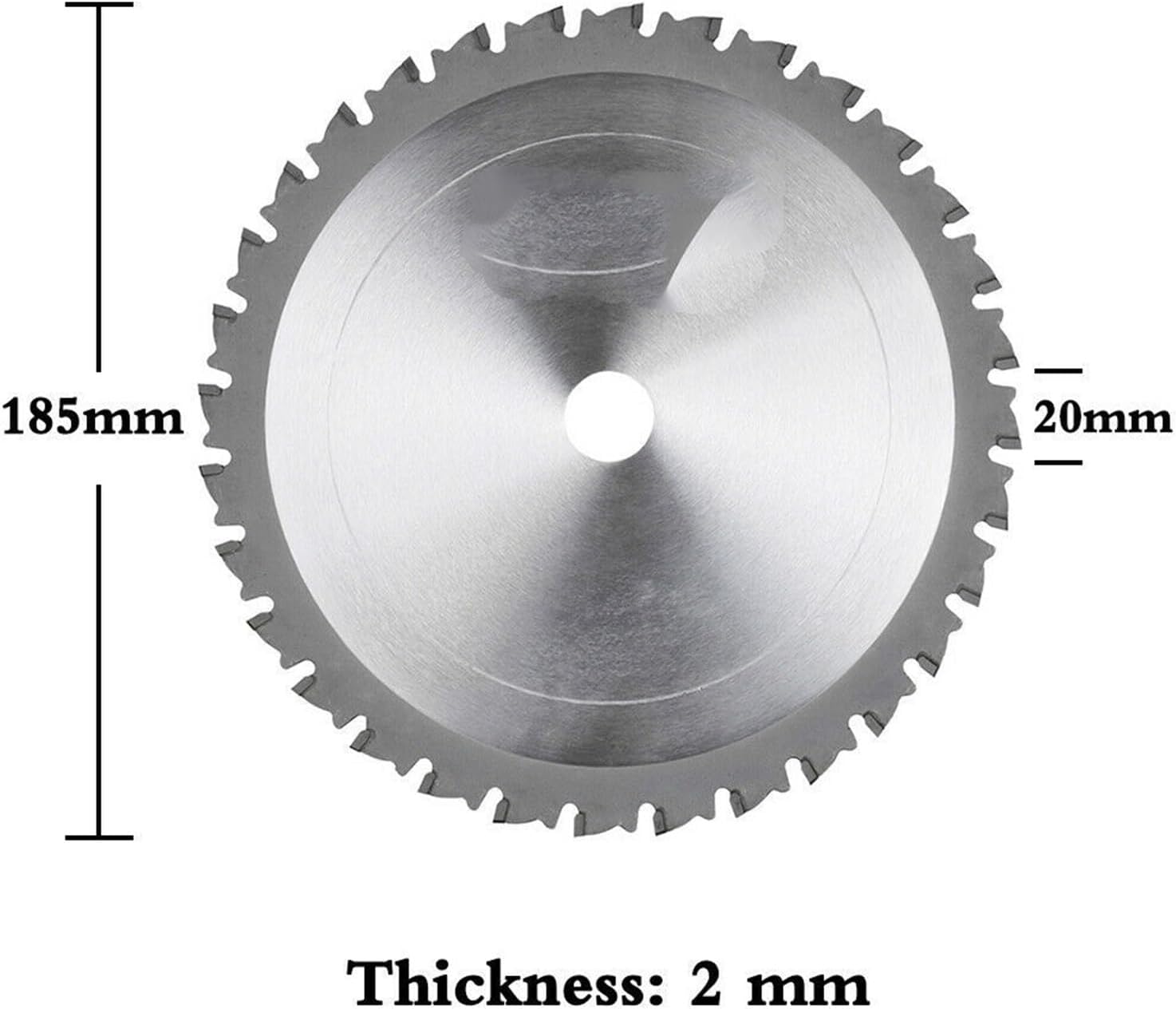 Circular Saw Blade Metal Cutting Saw Blade Cutting Saw Blade 185mm Round Wheel Discs Circular Saw Blade Steel Cutting Bore 20mm