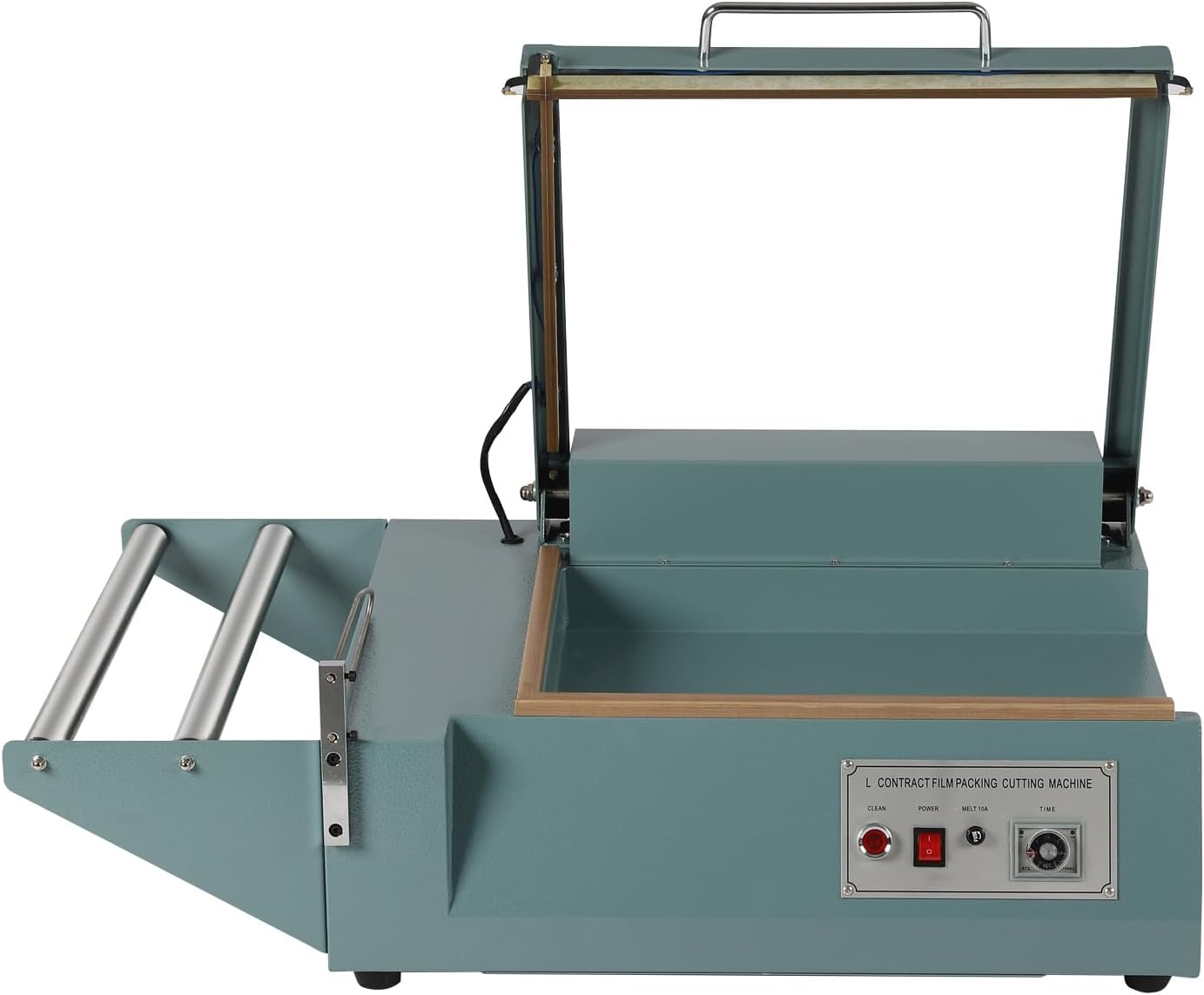 Heat Shrink Wrap Sealing Machine, 1000W L-Bar Sealer Cutter Packing Machine, Shrink Wrap Sealing Machine, Commercial POF Film Sealer Cutter Machine for Households Retail Industrial Sealing