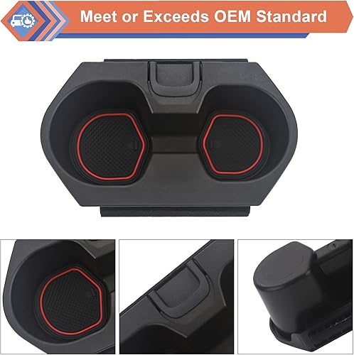 Miniatura 4 de ZONFANT Soporte para taza de consola central, accesorios de inserción de soporte para botella de bebida compatible con Honda Vehicle 2016-2021