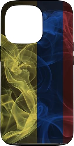 Vista 22 de Funda para iPhone 12 Pro Max Smoky Colombia Bandera - Estilo Humo Colombiano Orgullo