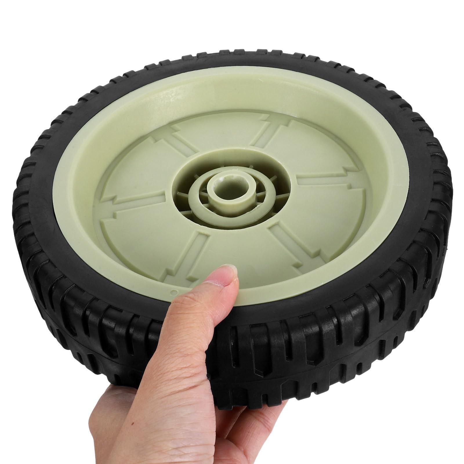 VILLCASE Rueda para Cortacésped Rueda de Repuesto para Goma y Plástico para Cortacésped Autopropulsado Hrj216/215/196