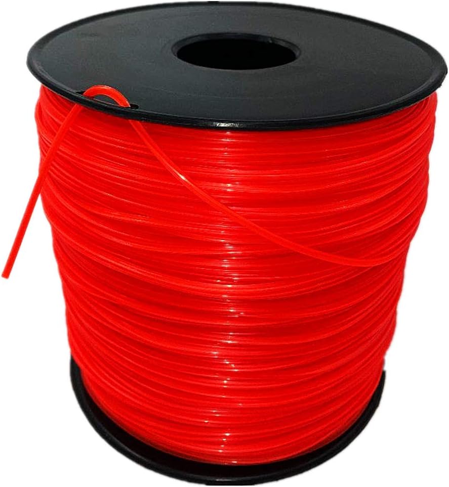 Echo String Trimmer Cross Fire Line 5-Pound Commercial Square .095-Inch-by-1280-ft String Trimmer Line in Spool (0.095, Red)