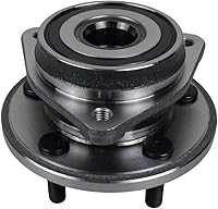 Vista 3 de Autoround 513158 Buje de rueda delantera y conjunto de rodamiento para Jeep Wrangler 1999-2006, Cherokee 1999-2001, TJ 2000-2006, 5 lengüetas