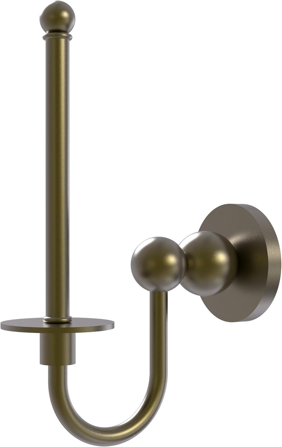 Allied Brass BL-24U-BKM Bolero Collection Upright Tissue Toilet Paper Holder, Matte Black