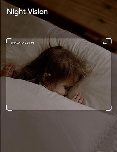 Miniatura 4 de nooie Monitor para bebé, paquete de 2, monitor de cámara para bebé con acceso al teléfono, monitor de video para bebé, WiFi Smartphone 2.4G, visión