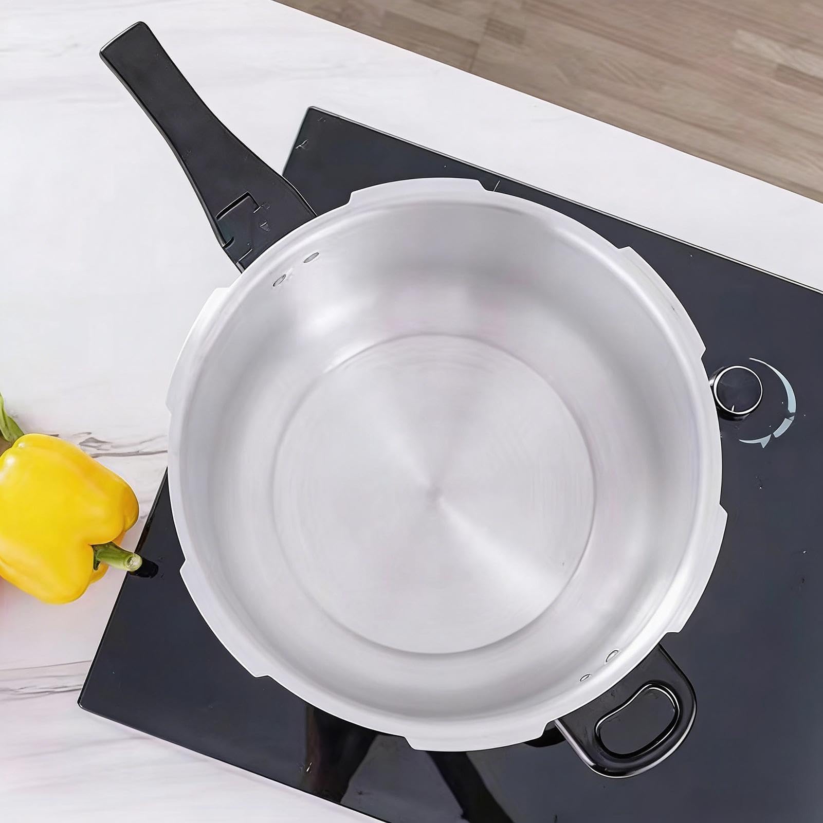 Pentola a pressione – 7L grande fornello da cucina, riscaldamento uniforme con griglia per cottura a vapore, riso durevole per zuppe, pollo, pesce, accessorio da cucina per ristoranti, strumento da
