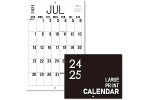 Large Wall Calendar 2024-2025: Your Comprehensive Planning & Organizing Companion