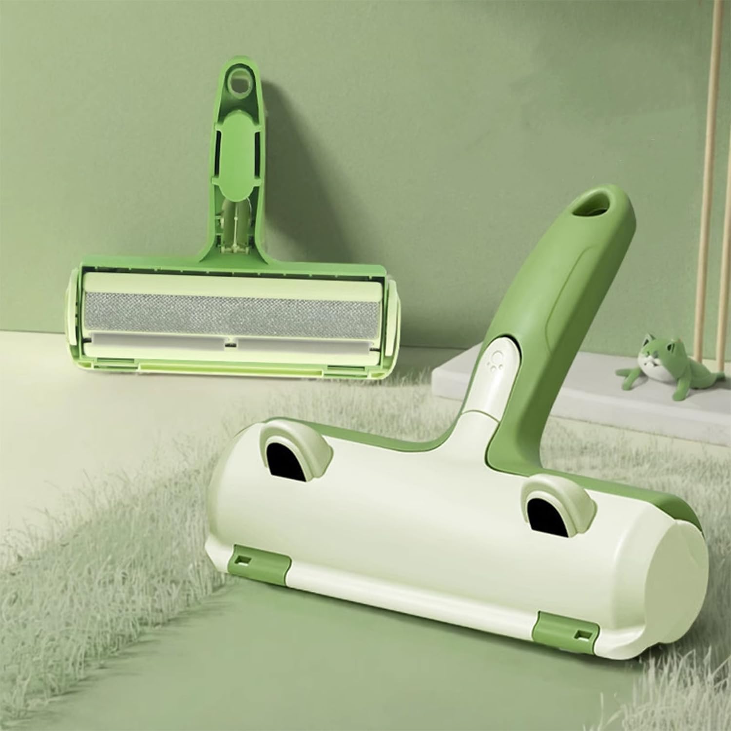 Wrugste Lint Roller, Pet Hair Remover for Dogs and Cats, Plastic and Rubber, Reusable, 19 x 19 x 8 cm