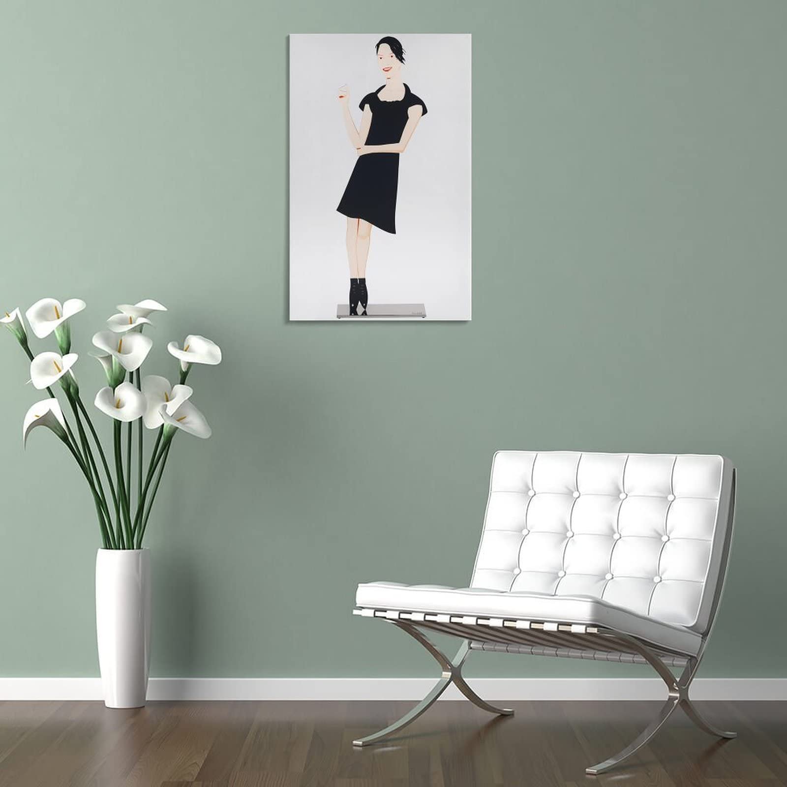 Alex Katz Was An American PainterBlack Dress 7Abstract Art Oil Painting  Poster Wall Art Poster Prints Home Decor Picture Canvas Painting Poster  30x45cm : Amazon.de: Home & Kitchen