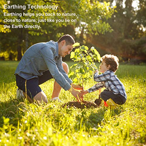 Grounding Sheet Half Size To Connecting To Earth, Grounding Conductive Sheet With Pure Silver Threads For Better Sleep, Emf Protection #TOP6