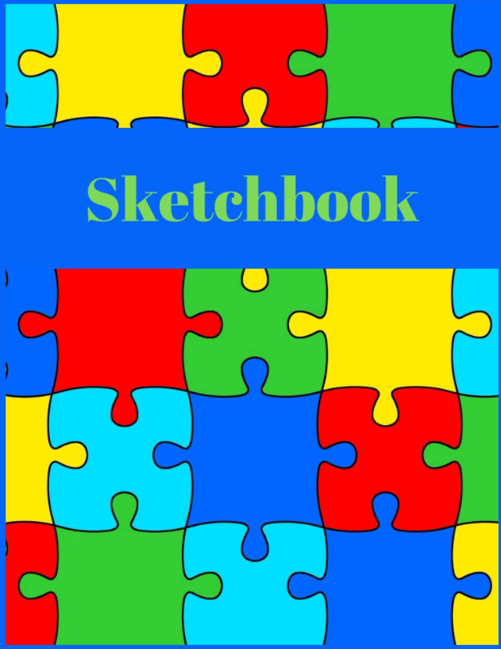 Sketchbook: Autism Awareness 150 page sketchbook for drawing, sketching, doodling.
