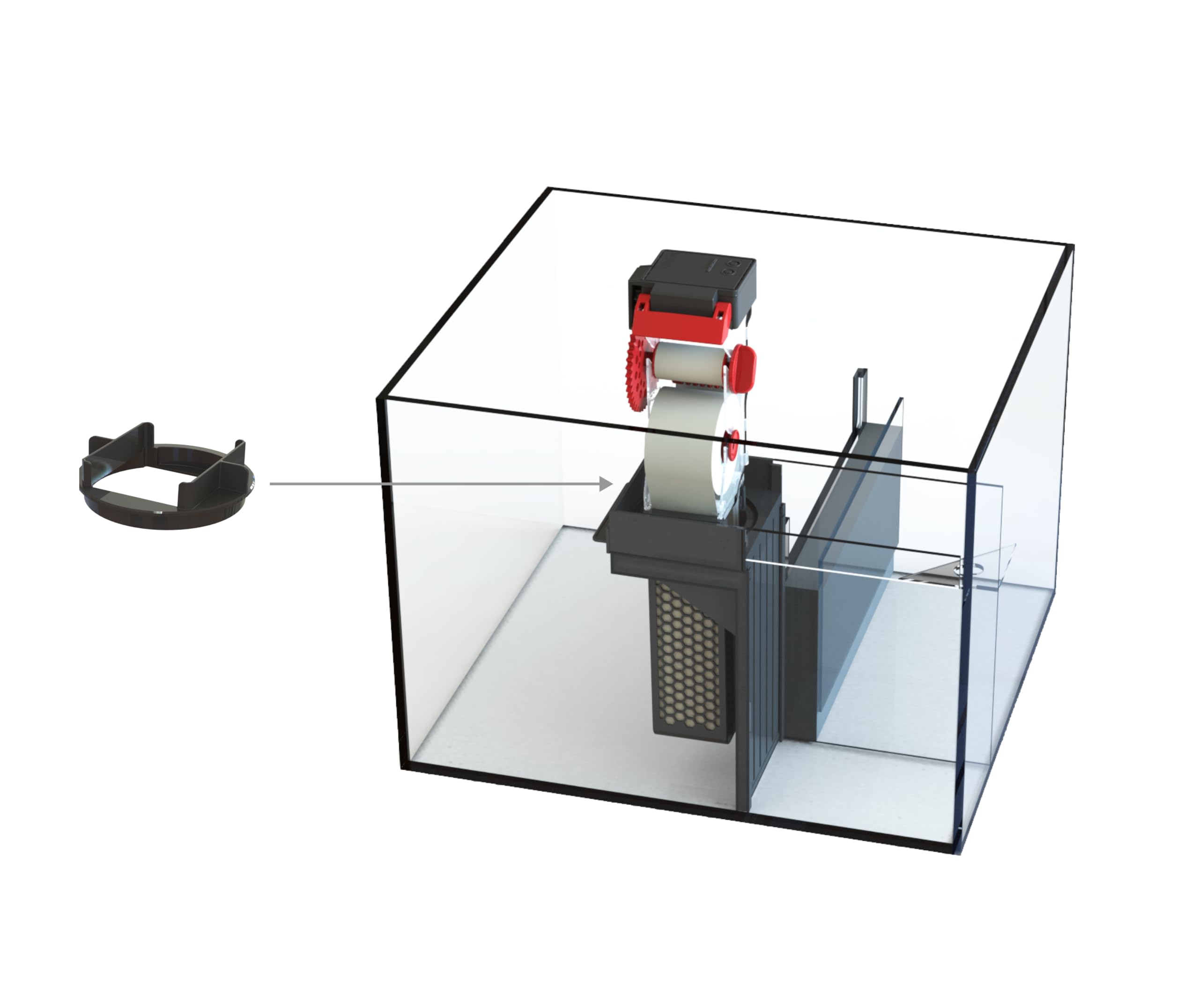 フィルター・ポンプ・ろ材 Redsea NanoMat Red Sea Filtro de rolo de lã NanoMat – Filtração mecânica