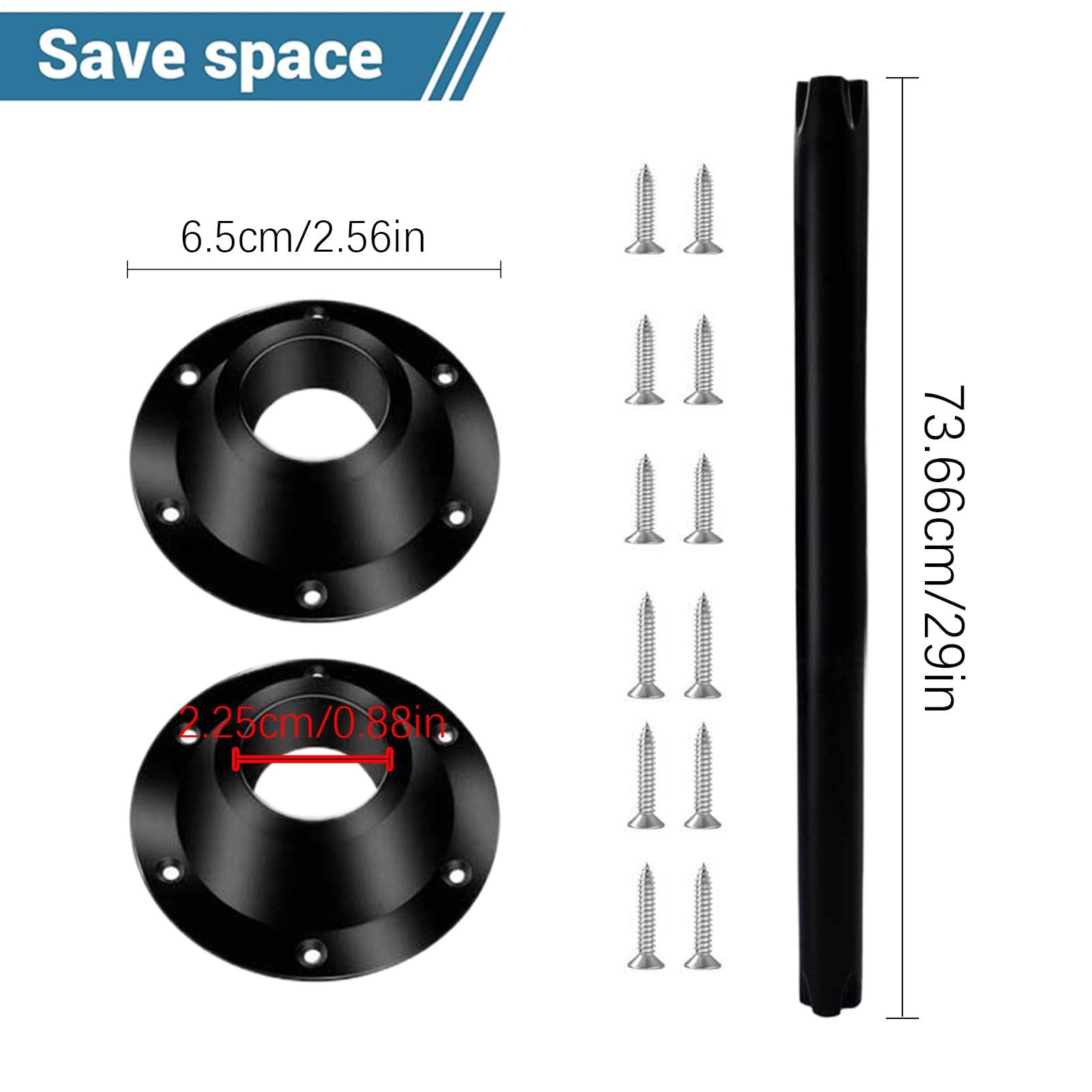 Soporte de mesa RV: pata de mesa extraíble ajustable, hecha de autocaravana de aluminio | Puente de mesa de mesa plegable de yates de bota, base de mesa estable para acampar, uso interior y exterior