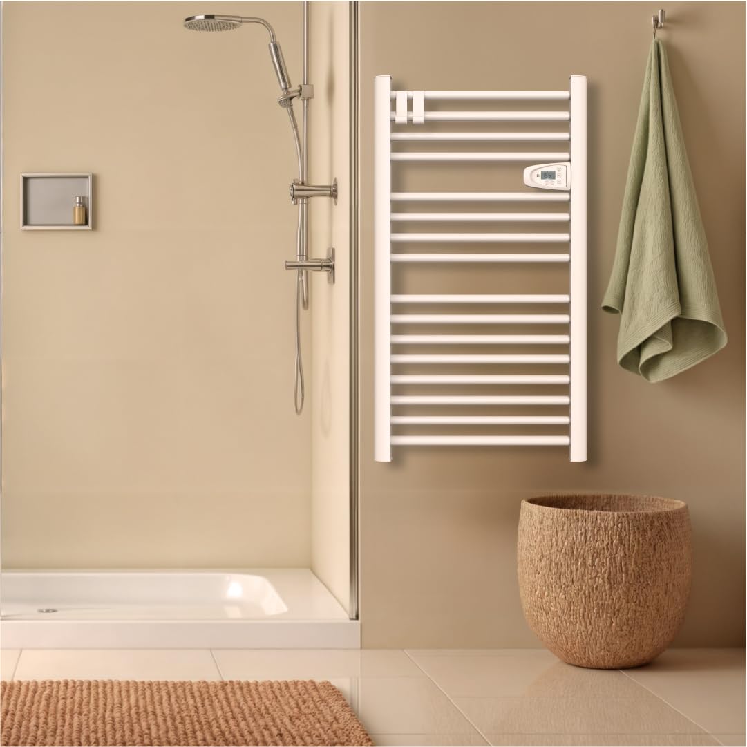 BESTHERM - Sèche-serviette électrique sans fluide 500W H.98xL54cm HESTIA blanc